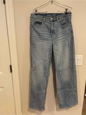 Old Navy Light Blue High-Rise Wide Leg Jeans